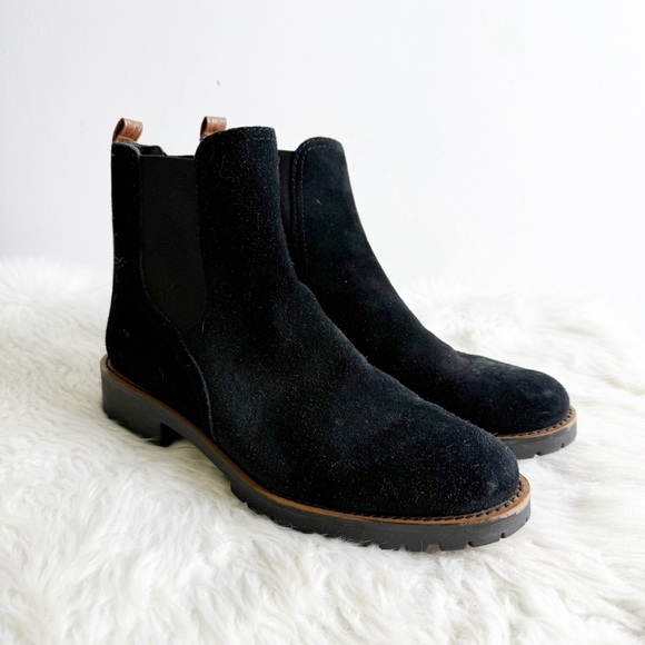 Sam Edelman Women's Jaclyn Round Toe Suede Booties Size 9 - Picture 4 of 8